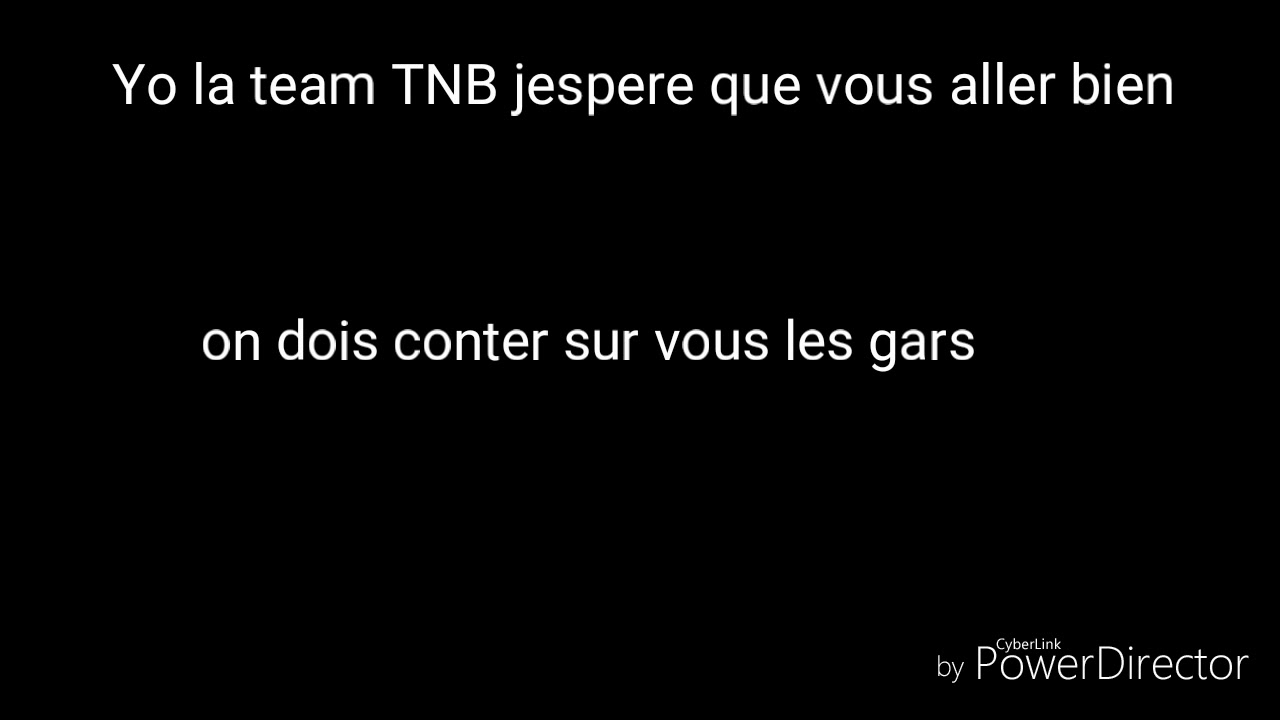 Presentation de la team TNB