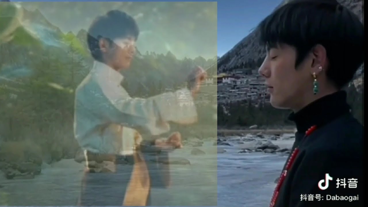 丁真《天空下的溫暖》單曲視頻剪輯 (流動歌詞)靜靜欣賞 令人身心舒泰 睡前看睡得香甜 Ding Zhen
