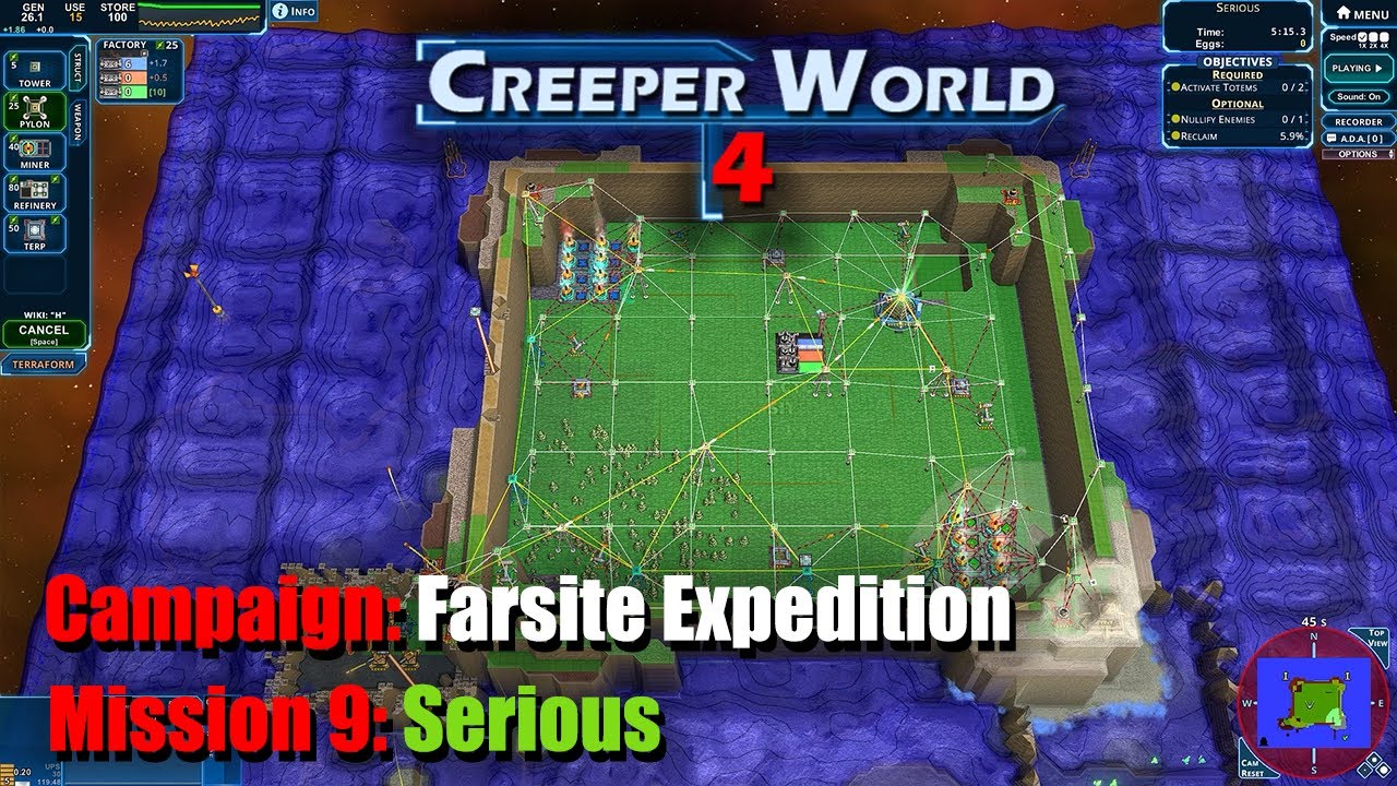 Creeper World 4 - Mission 9: Serious- Campaign: Farsite Expedition