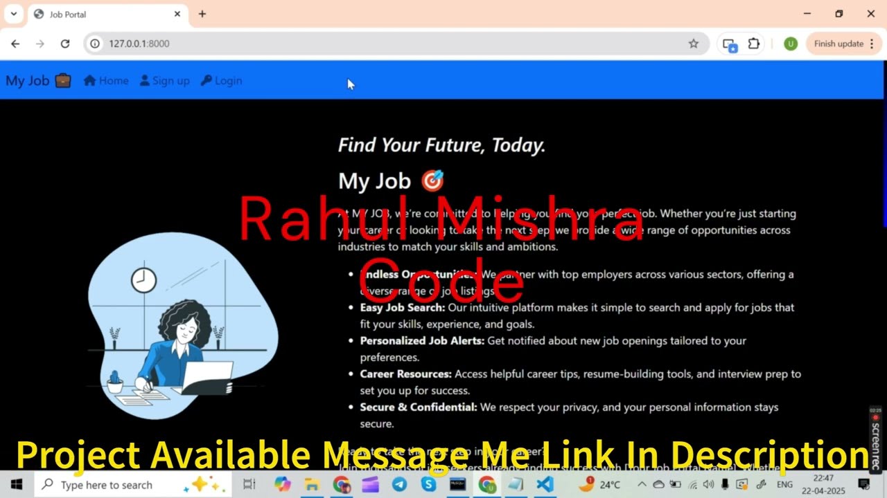 Job Portal App using Python Project with Source Code 2026