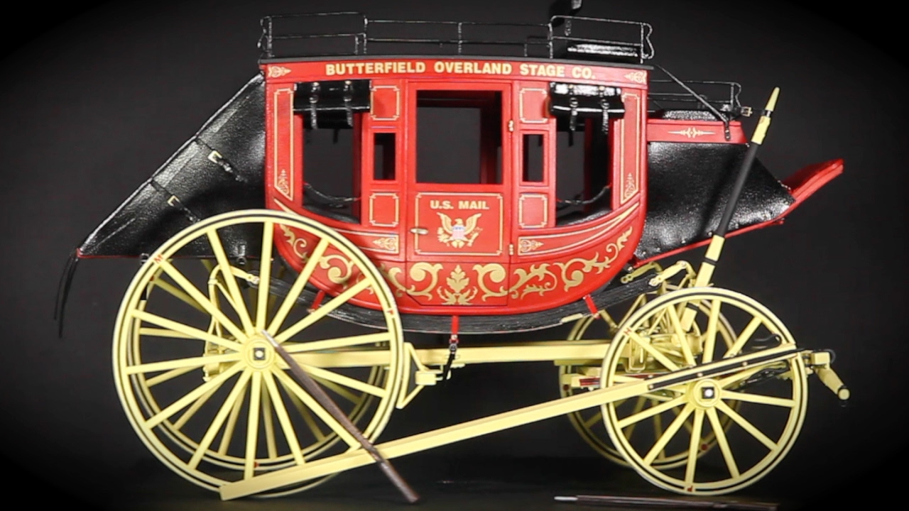 Concord Stagecoach model 1:12 by Michael Pinyan