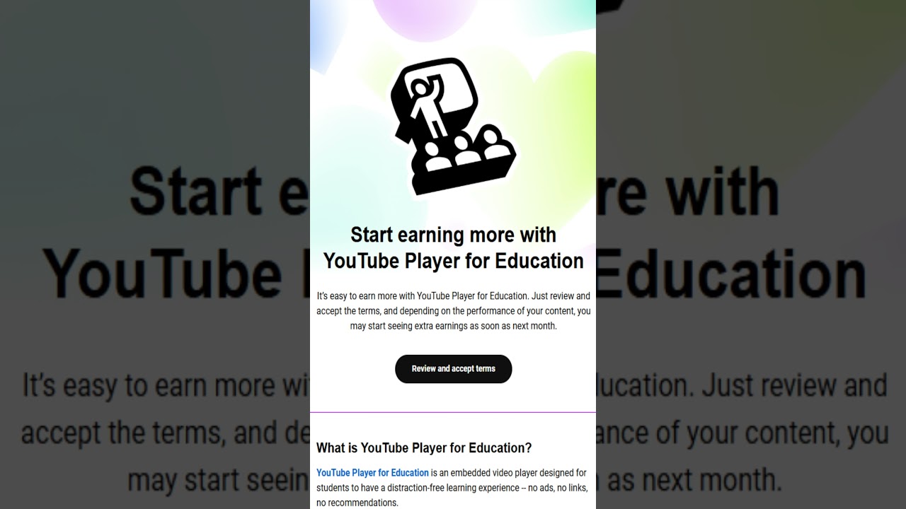 Youtube Player For Education Risks And Rewards