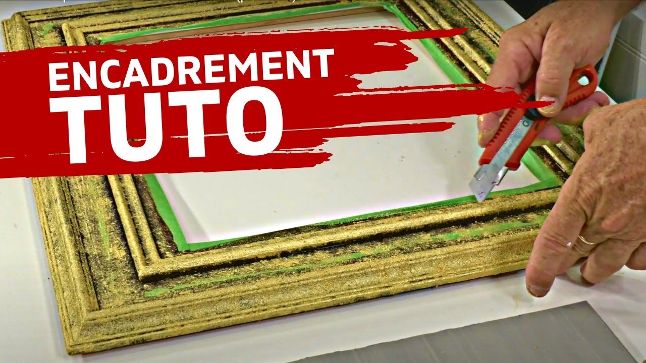 Mon secret pour encadrer mes tableaux (TUTO PAS CHER)