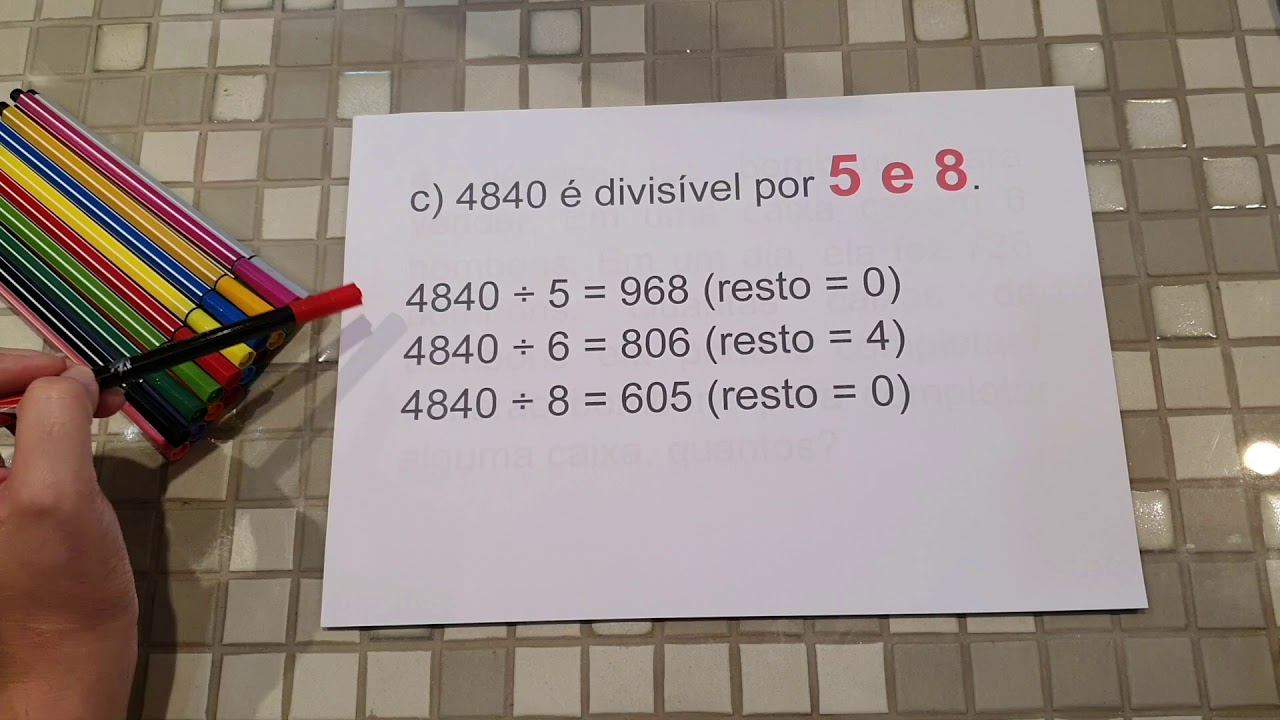 Correção da Atividade 2 - 6º Ano - Múltiplos e Divisores