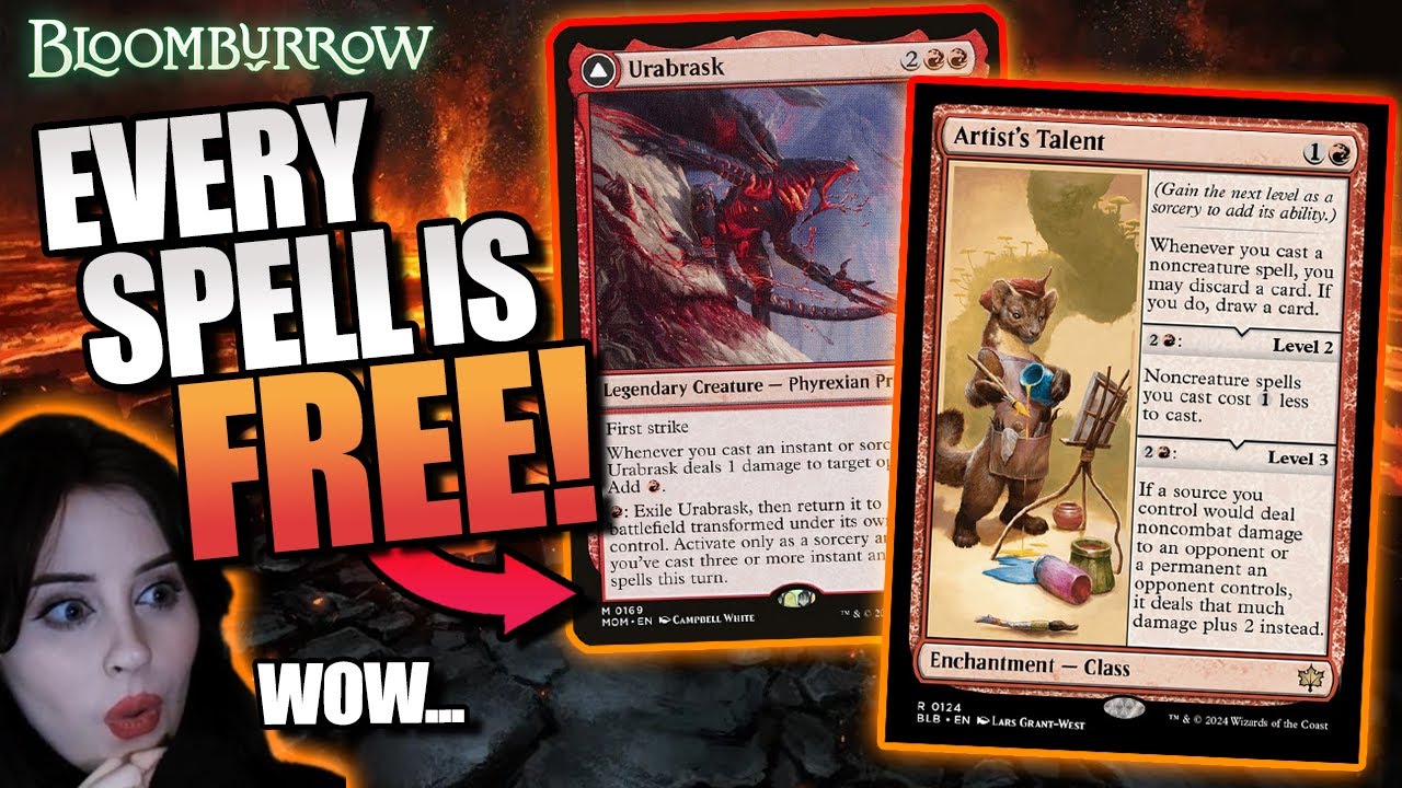 I Played the VIRAL Urabrask Talent Deck🤔Standard MTG Gameplay