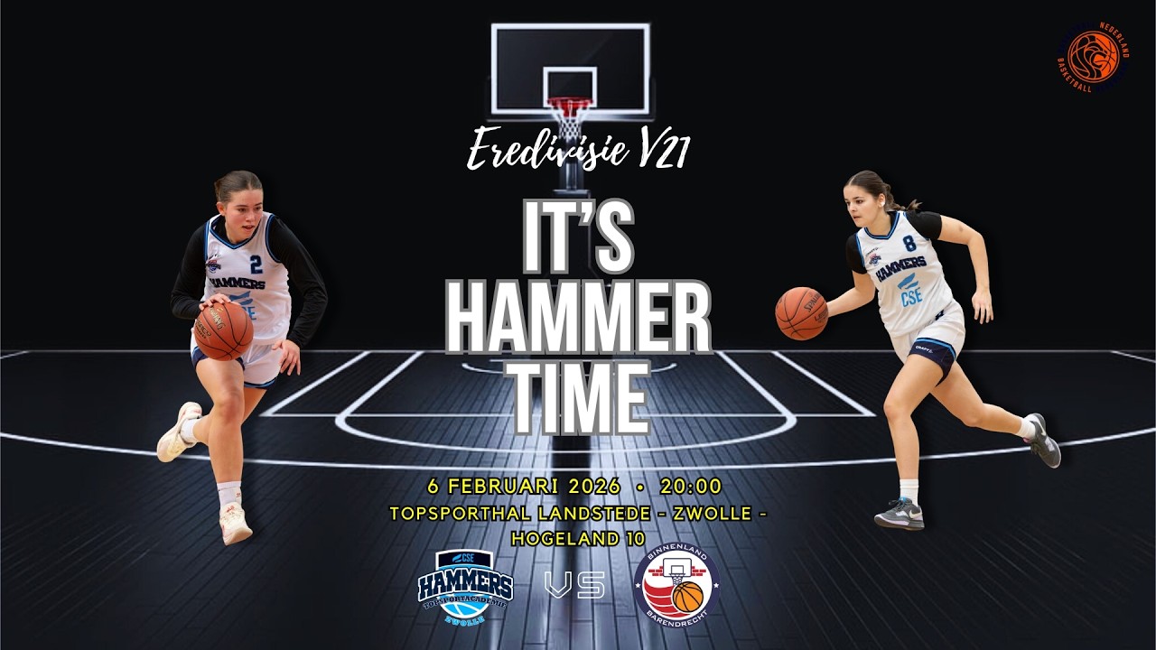 06-02-2026 Eredivisie V21, Landstede Hammers vs Binnenland, game start at 20:00