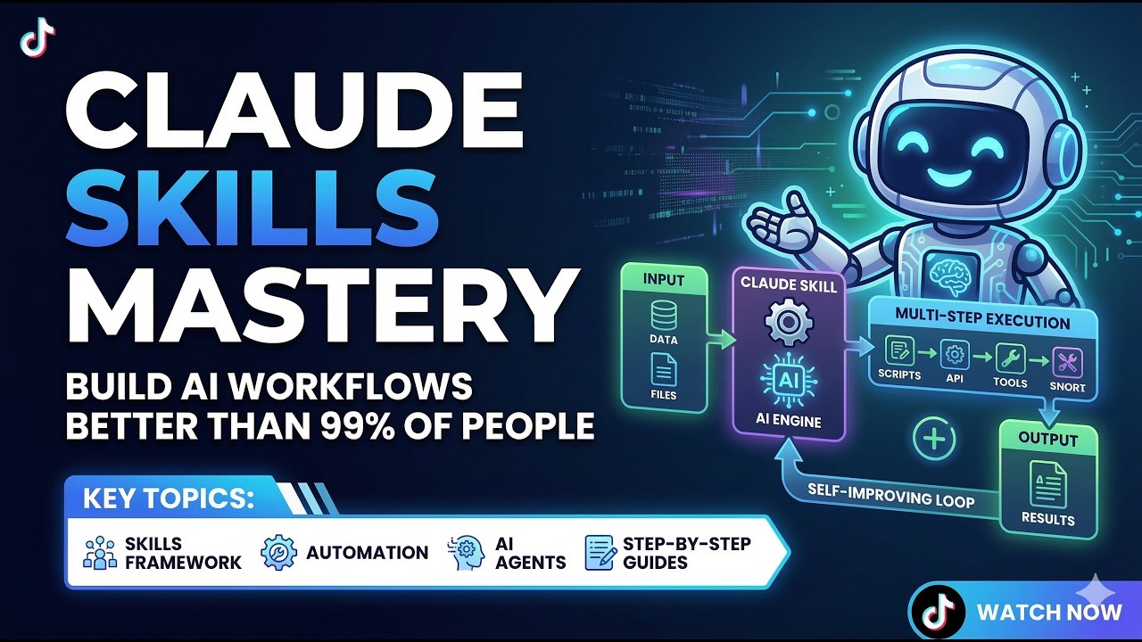 Claude Skills Mastery: How to Build AI Workflows Better Than 99% of People