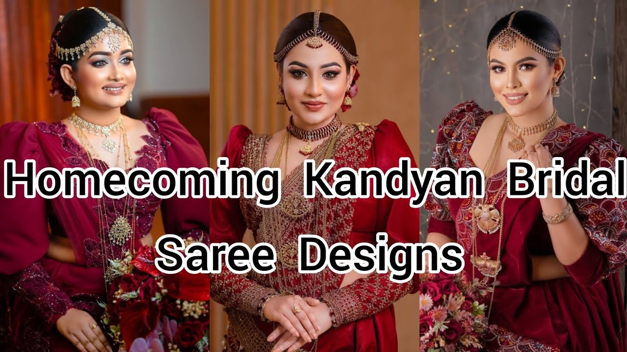Homecoming Kandyan Bridal Saree Designs || Homecoming Kandyan Bride || Kandyan Bride @AshiFashion 