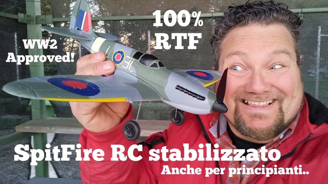 Eachine SpitFire, un AEREO RC (warbirds) stabilizzato che vola BENISSIMO, anche per principianti