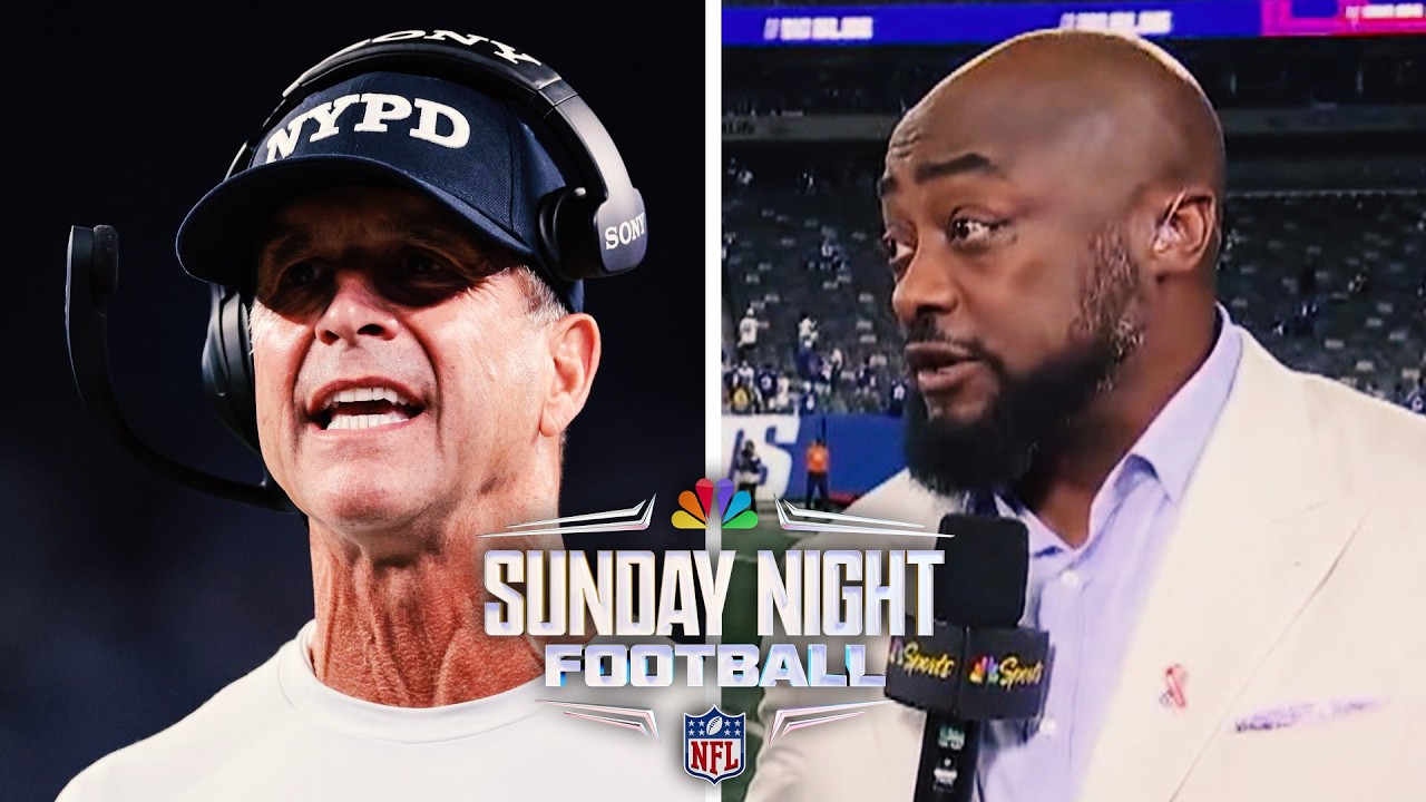 Mike Tomlin: 'Everything' worked for Giants in Harbaugh's debut | Sunday Night Football | NFL on NBC