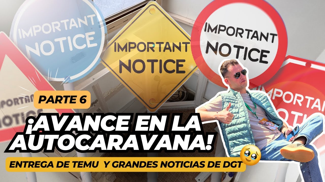 Parte 6: 🚐🛠️ El BAÑO de la AUTOCARAVANA toma forma, llega lo esperado de TEMU y grande NOTICIA 😱