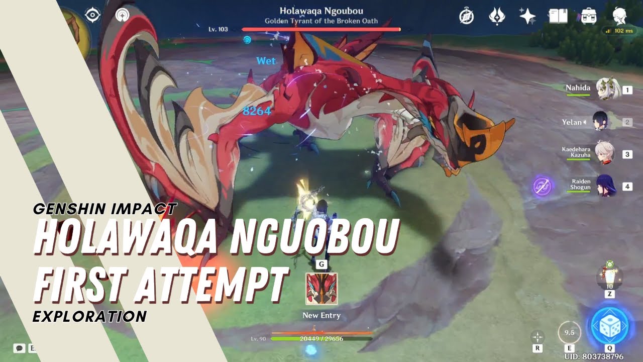 Holawaqa Nguobou First Attempt - Genshin Impact