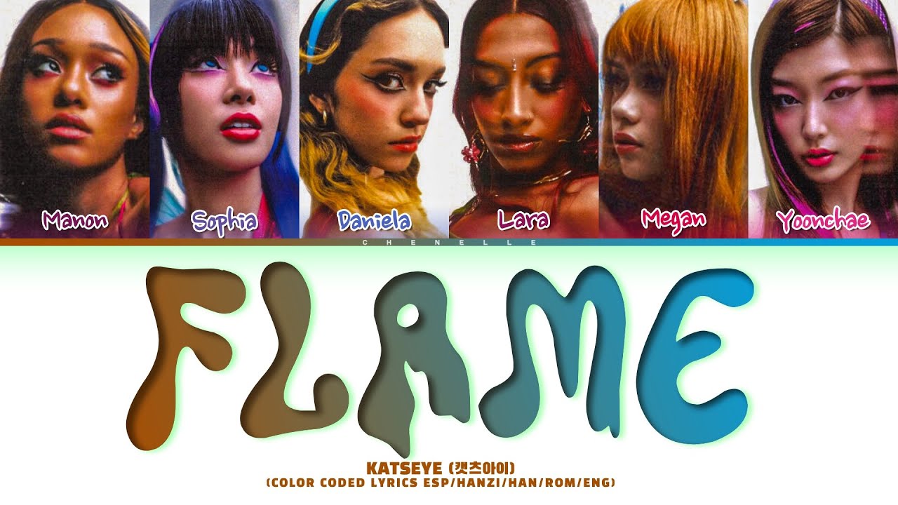 KATSEYE (캣츠아이) 'Flame (‘Jentry Chau vs the Underworld’) OST' Lyrics (Color Coded Lyrics)