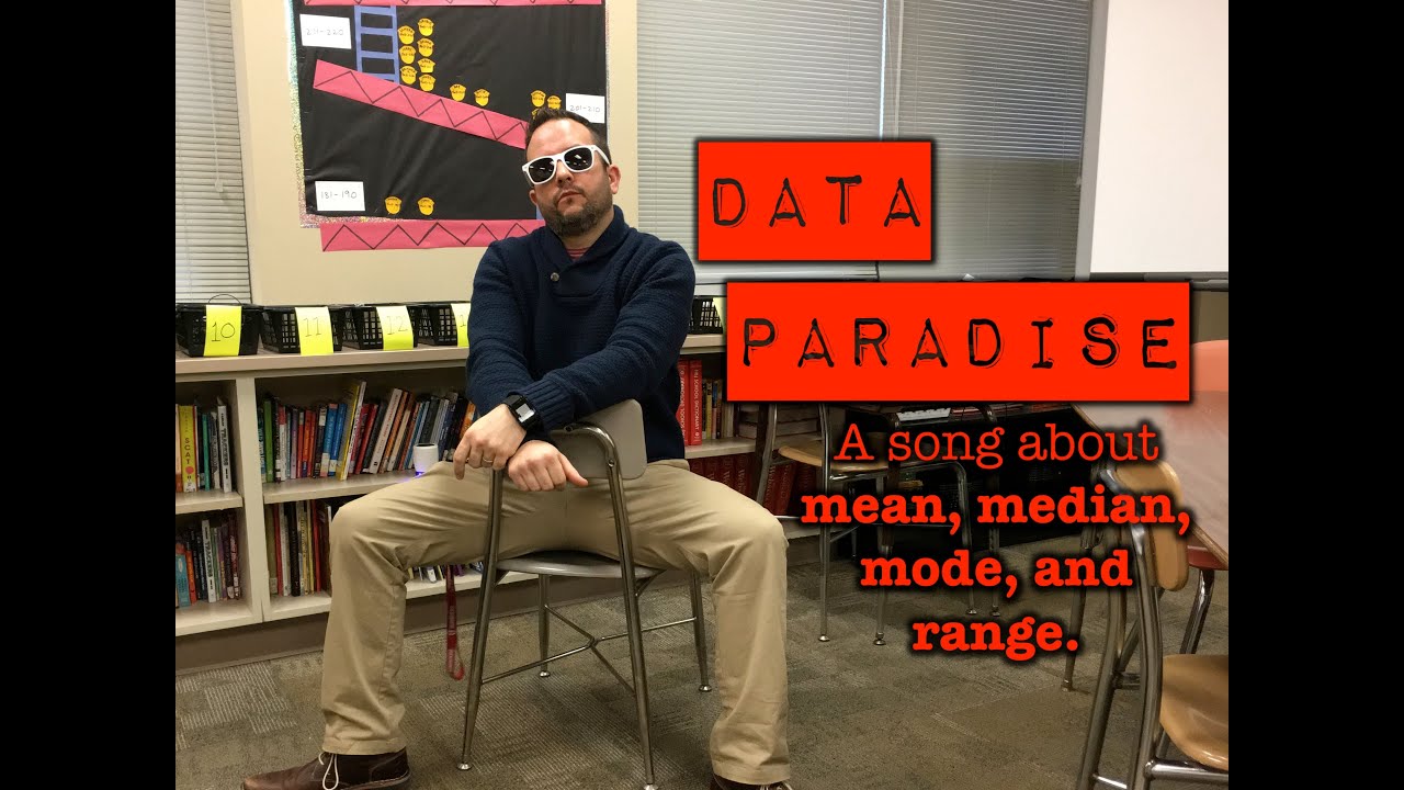 Data Paradise (a song about mean, median, mode, and range)