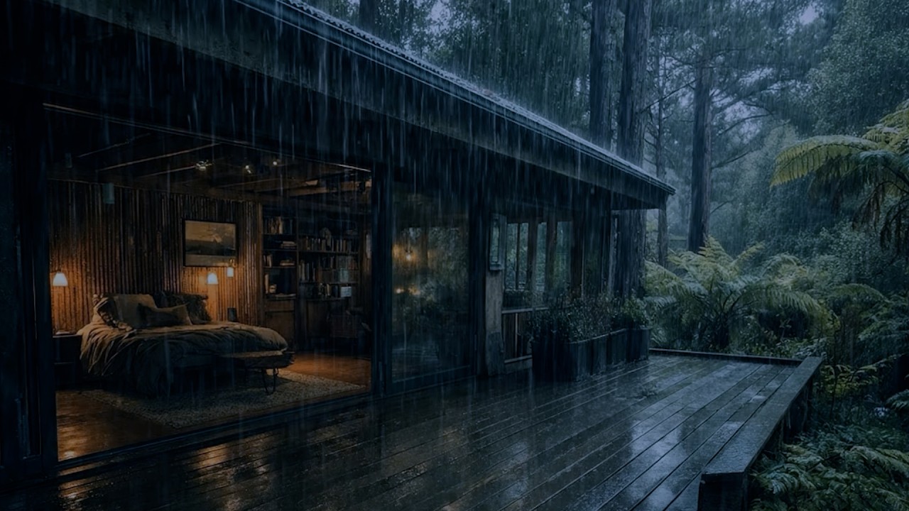 Forest Rain Ambience for Deep Rest 🌧️| Insomnia Relief & Relaxation