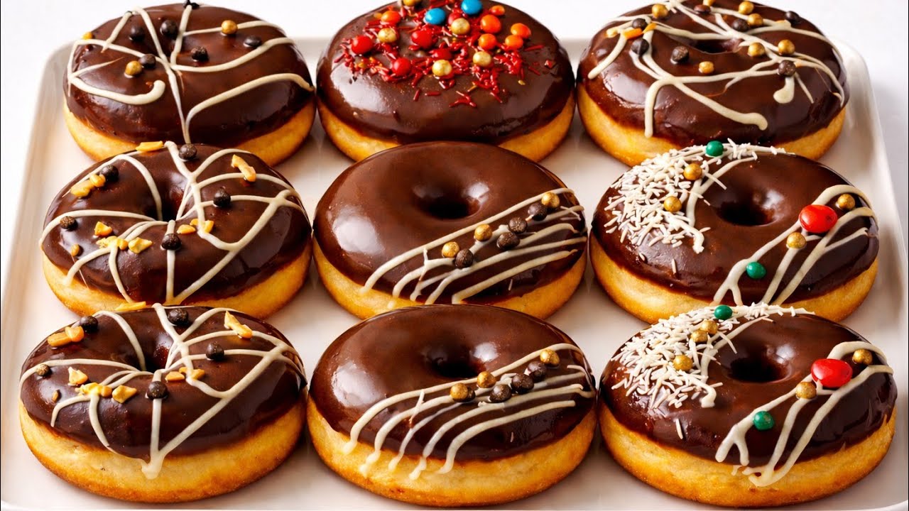 Yummy Donut Recipe in 4 Minutes. 