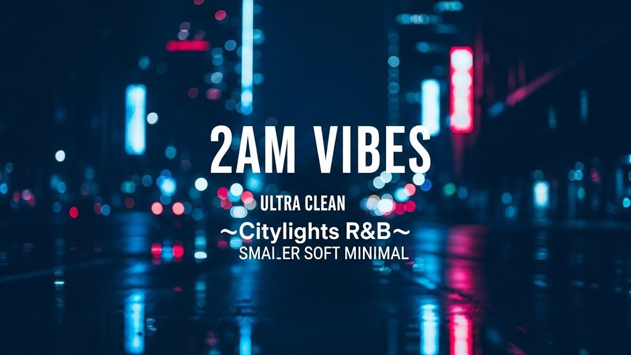 Neon City Aesthetic at Midnight (Late Night R&B) — Citylights R&B