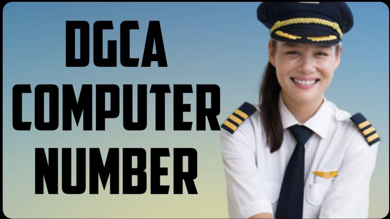 DGCA COMPUTER NUMBER FOR PILOT |COMPUTER NUMBER FOR AME | BY SUPERSONIC FLYER