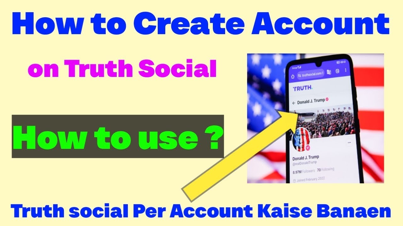 How to Create Account on Truth Social  ( 2026 ) | Truth Social Donald trump Account  | Sign up Guide