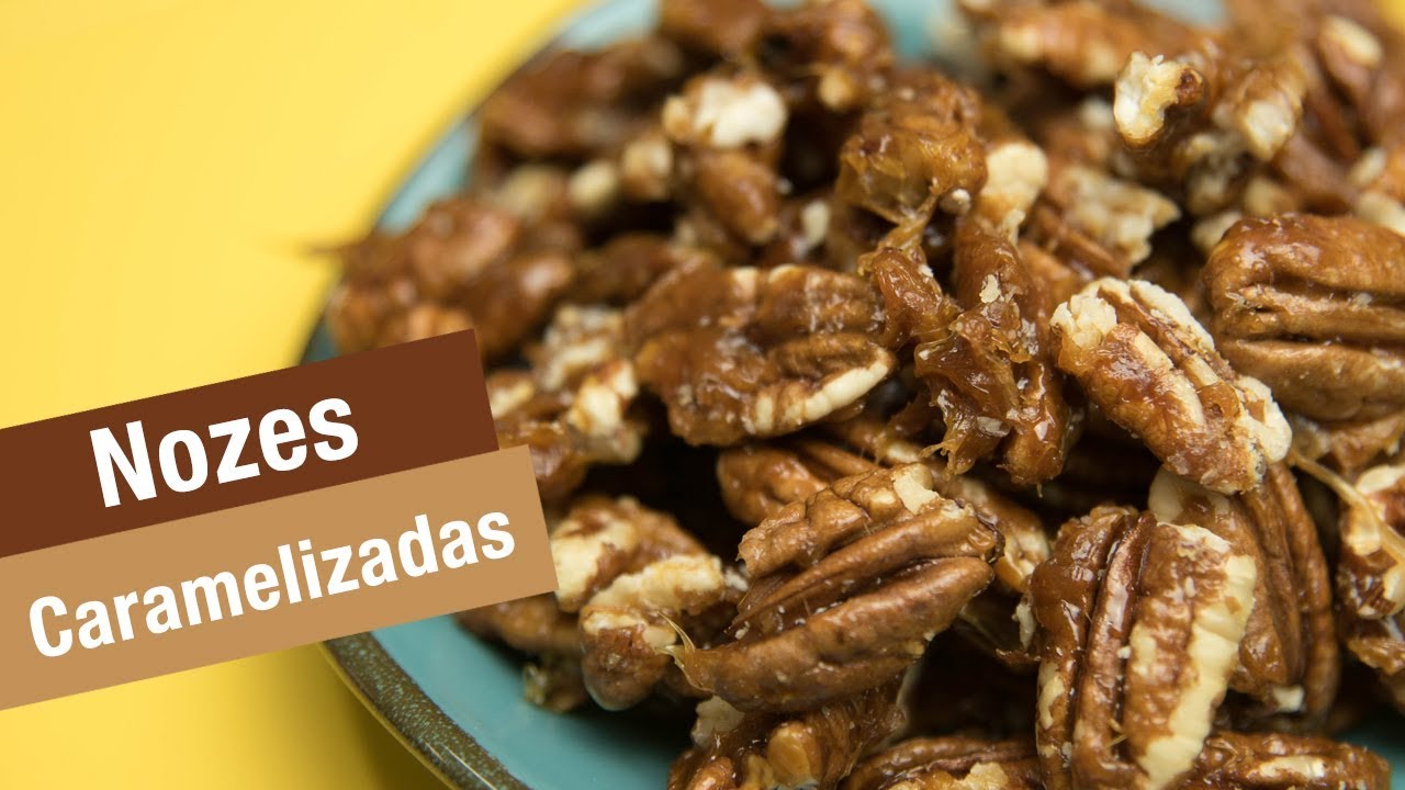 RECEITA DE NOZES CARAMELIZADAS | Cozinha da Cátia