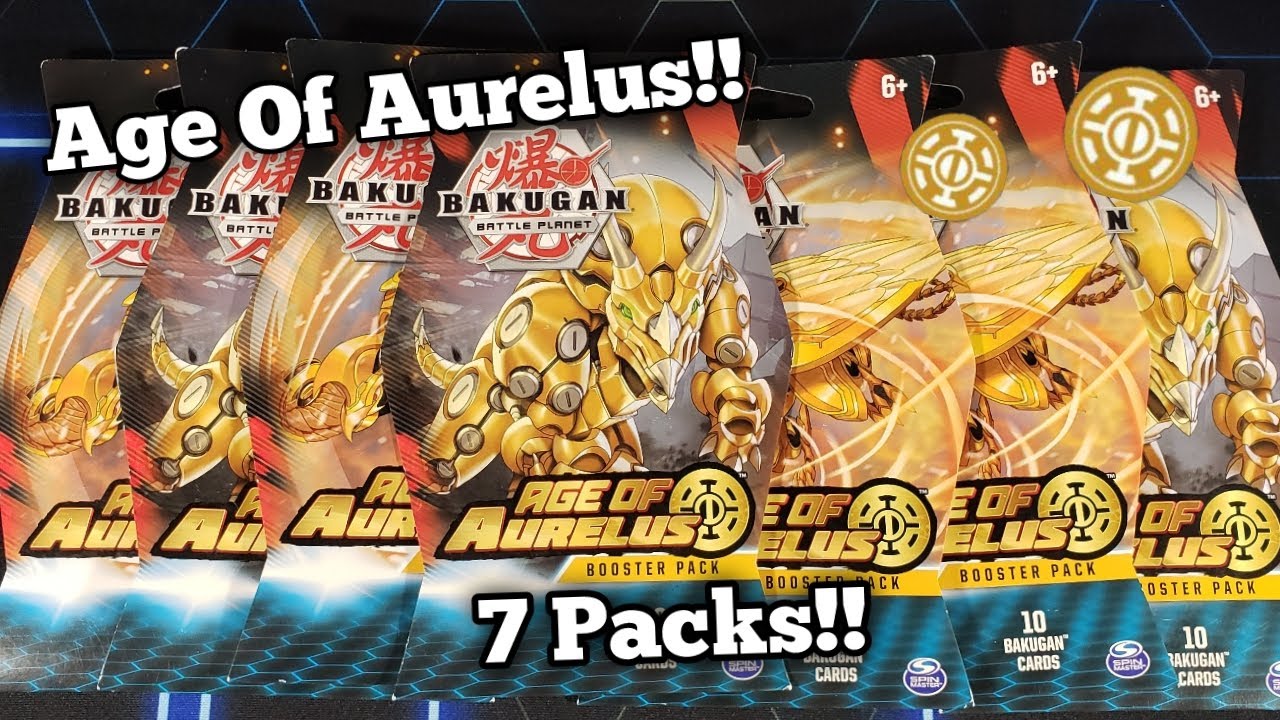 Bakugan Age Of Aurelus Pack Opening!! (Completing The Set)