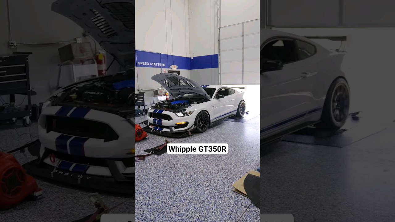 Supercharged GT350R hits the dyno!