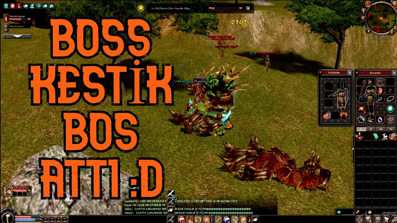 METİN2 TURKEY2 KATTAN ENVANTER DOLUSU SET İLE İNDİK !! 84LWL BOSS BOS ATAR MI ?