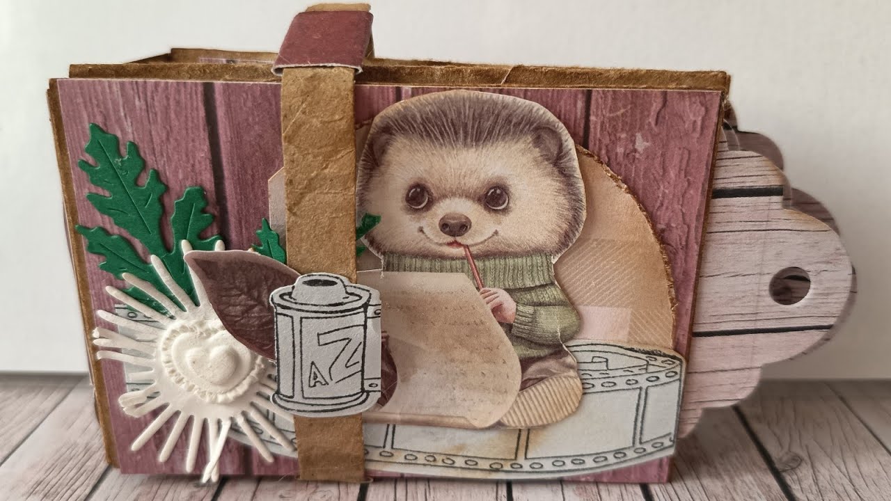Mini Album Recyclage #scrapbooking #recycle 