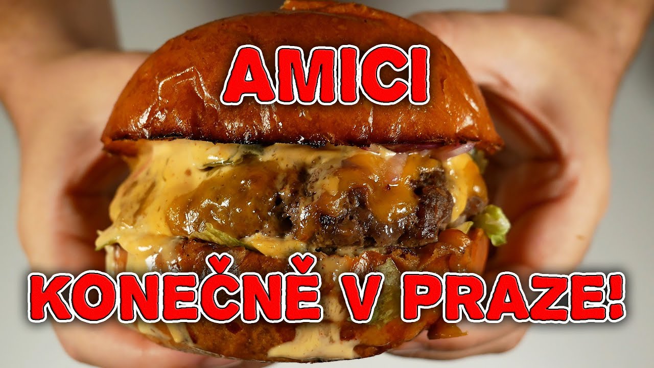 AMICI - Burgerová LEGENDA KONEČNĚ V PRAZE!