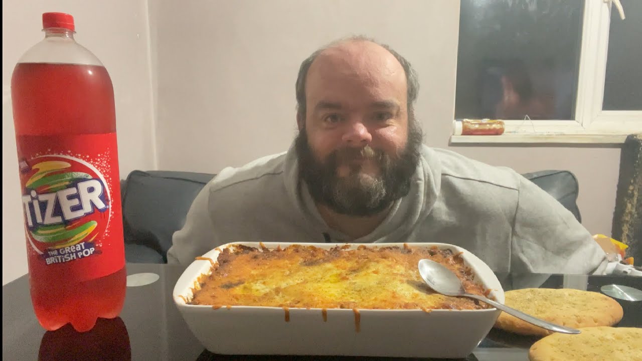 Mums home made lasagne uk mukbang talking about giveaways