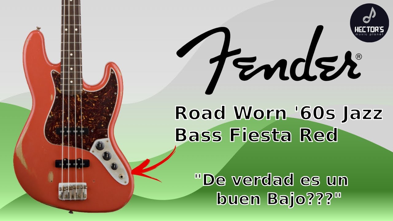 Fender Jazz 60s road worn Fiesta Red Bajo - Bass review