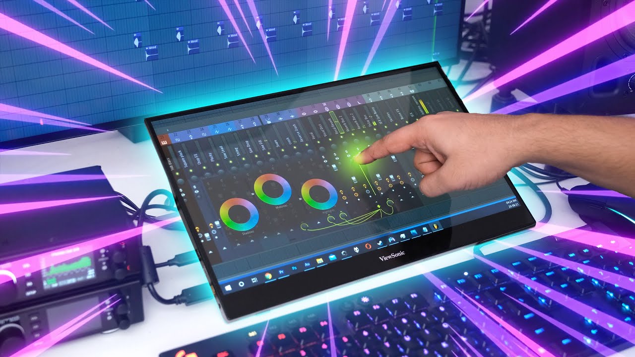 ЭТО МЕНЯЕТ ВСЕ!!! Обзор портативного сенсорного монитора Viewsonic TD1655!
