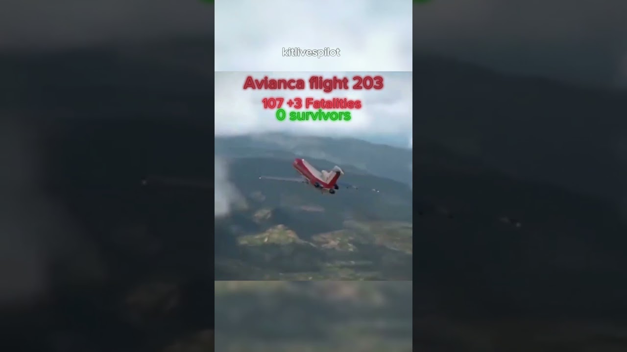 Avianca flight 203 #avianca #airdisasters #aviationdisasters #aviation #plane #727 #planecrash
