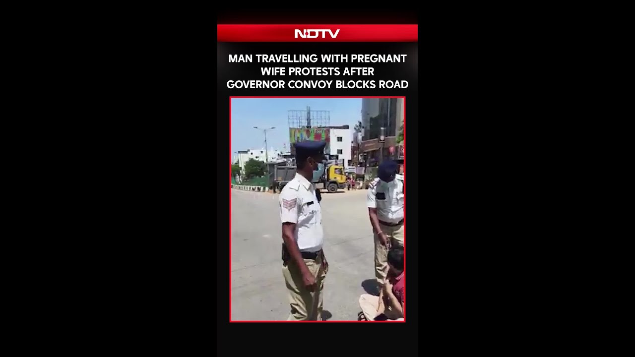 Bengaluru Man Protests On Road After Governor&rsquo;s Convoy Halts Traffic, Leaves Pregnant Wife Stuck