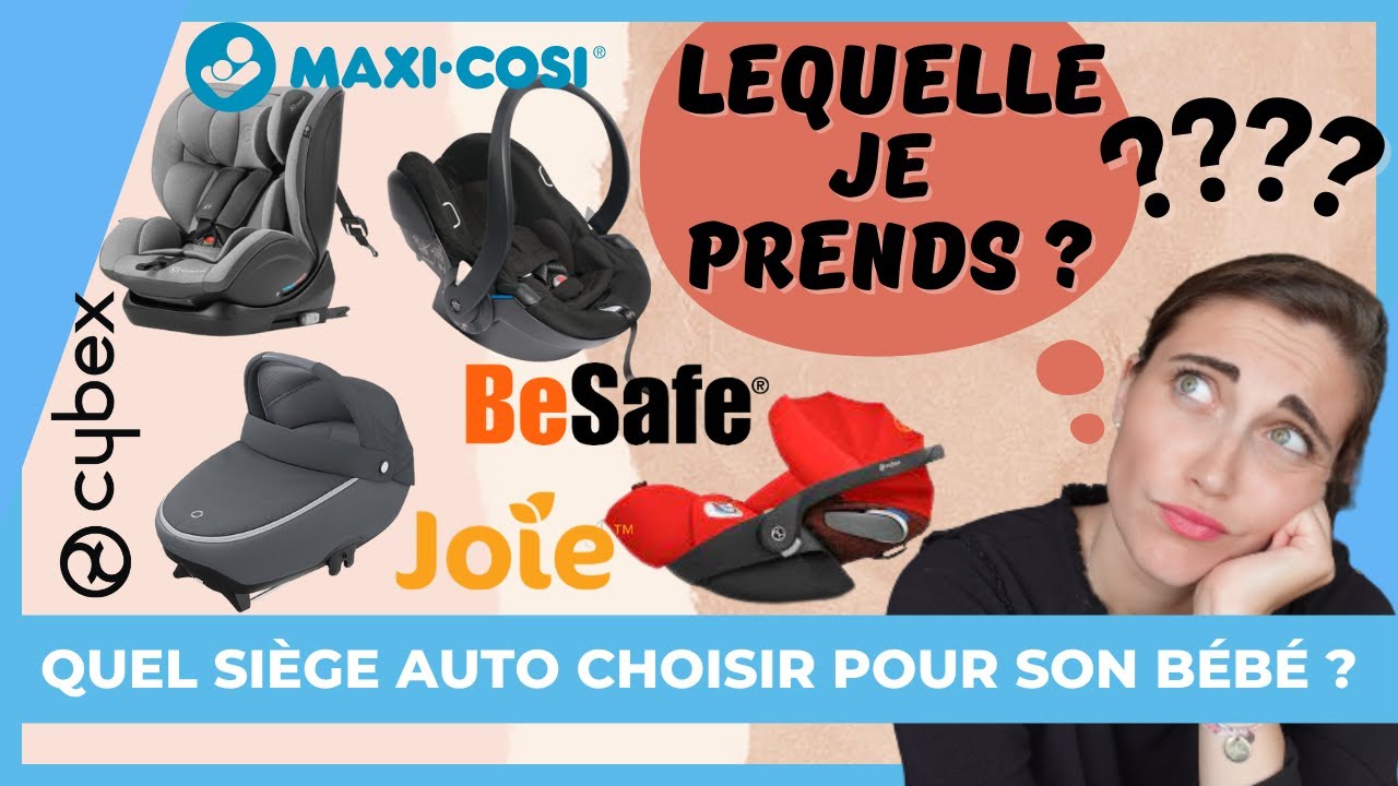 Quel siège auto choisir pour son bébé à la sortie de la maternité ? | Chloé tout simplement