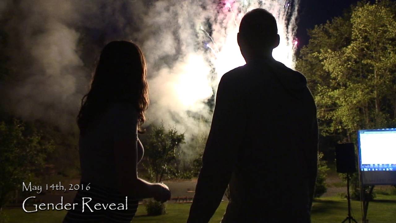 Gender Reveal with Fireworks!