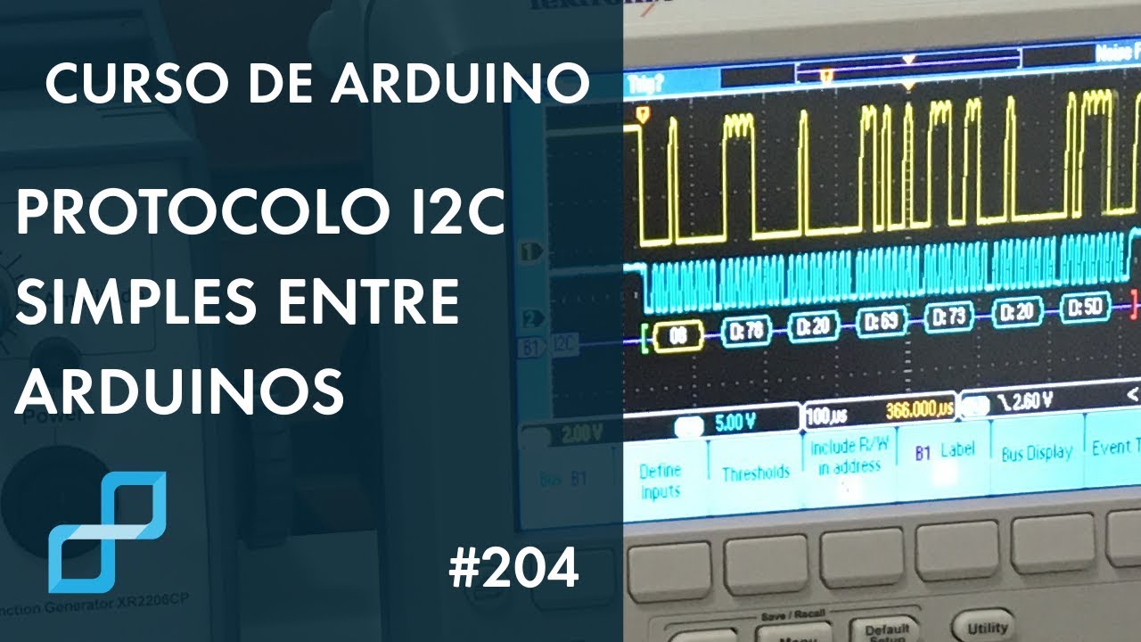 I2C SIMPLES ENTRE ARDUINOS | Curso de Arduino #204