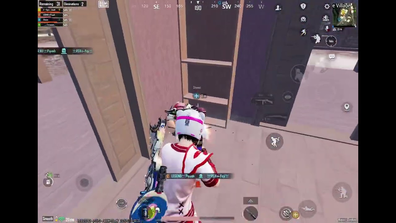 Scream fight scene in nusa bgmi ipad gameplay