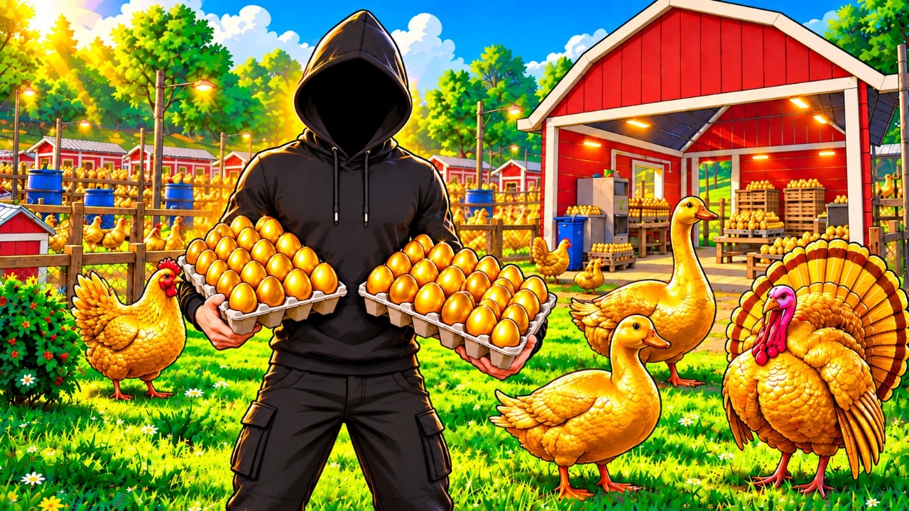My GOLDEN Egg Farm is 100% COMPLETE &mdash; Eggstreme Farming [06]