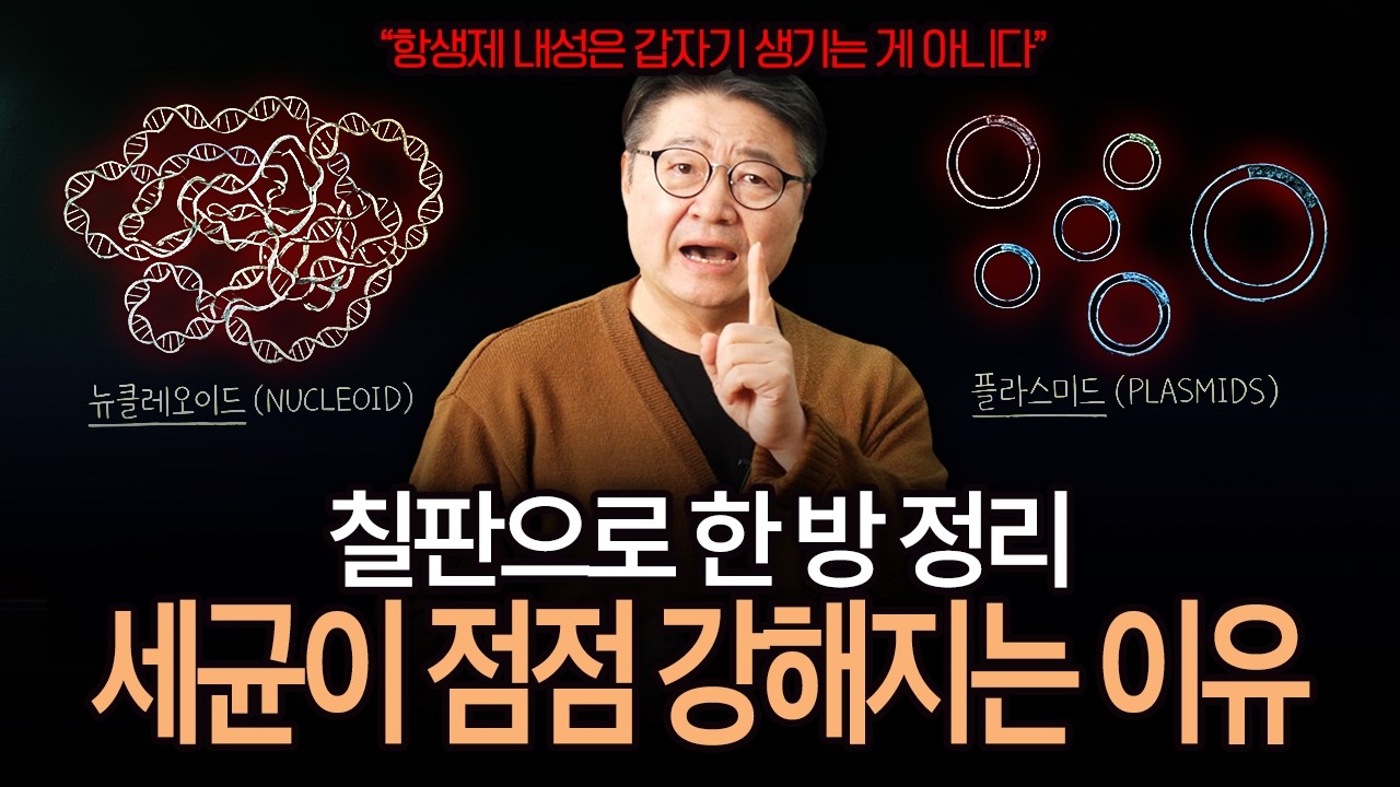 항생제를 쓰면 내성이 생긴다? 세균 DNA의 비밀