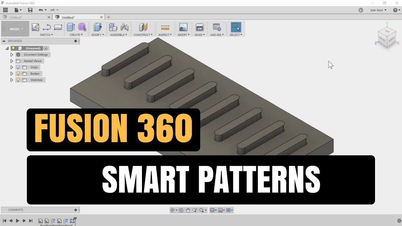 Fusion 360 — Умные шаблоны — Как создавать шаблоны со специальными размерами