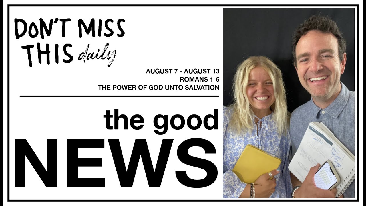 Come Follow Me New Testament Romans 1-6 (Aug. 7-13) Don't Miss This