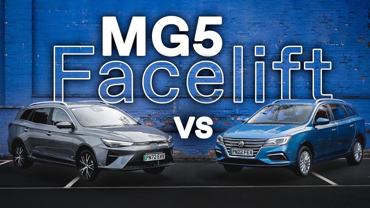 NEW MG5 EV (2023) Full Review and Comparison - New VS Legacy