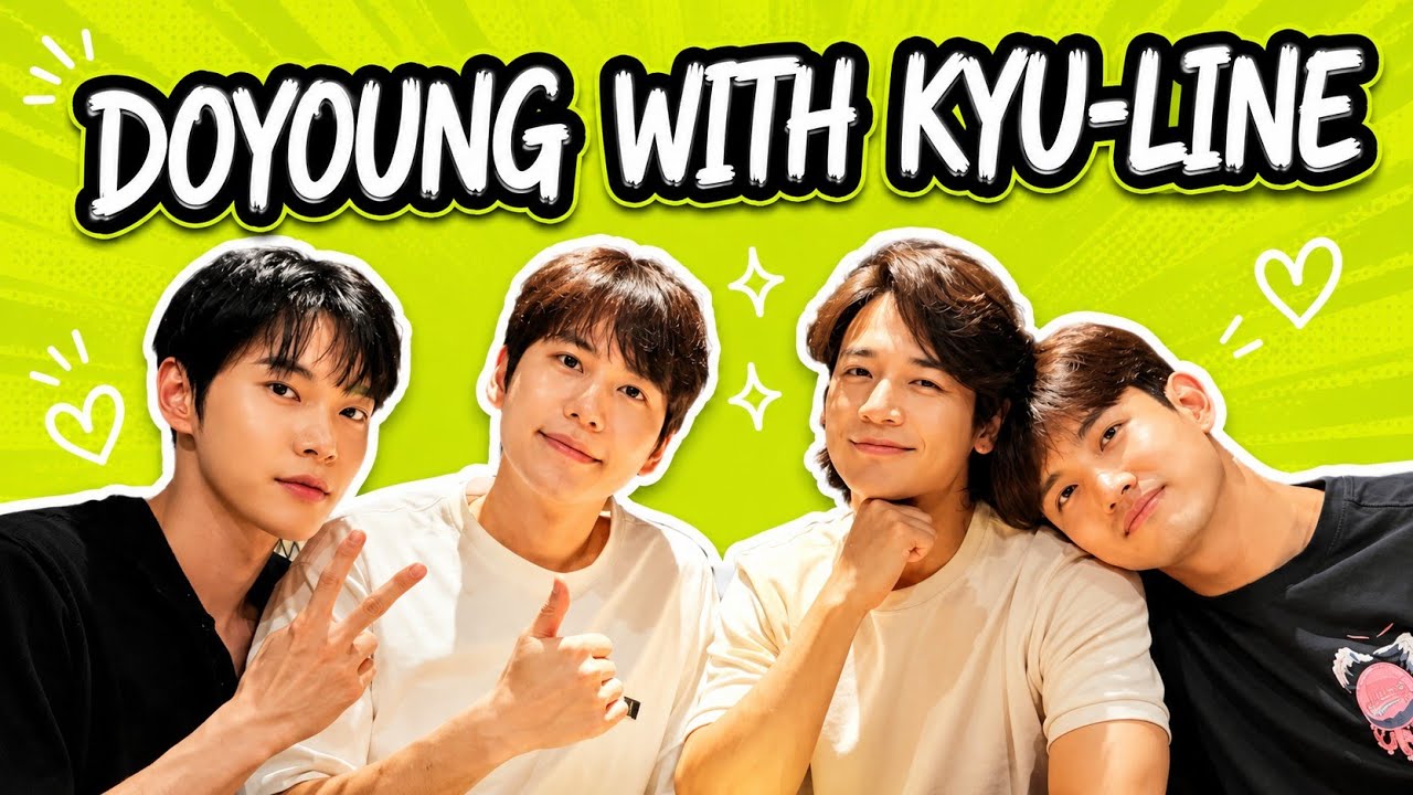 Doyoung with Kyu-line I Maknae Doyoung 😍