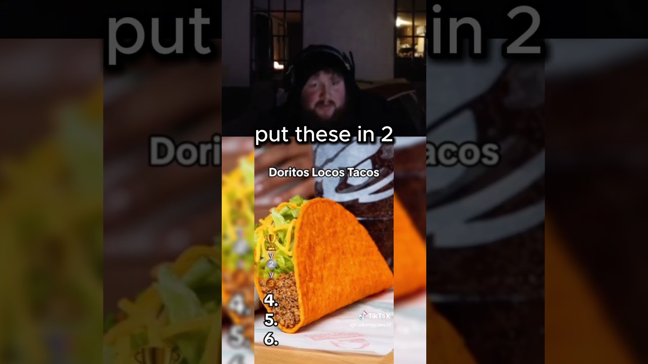 CaseOh Ranking Fast Food Items 😭 #caseoh #meme