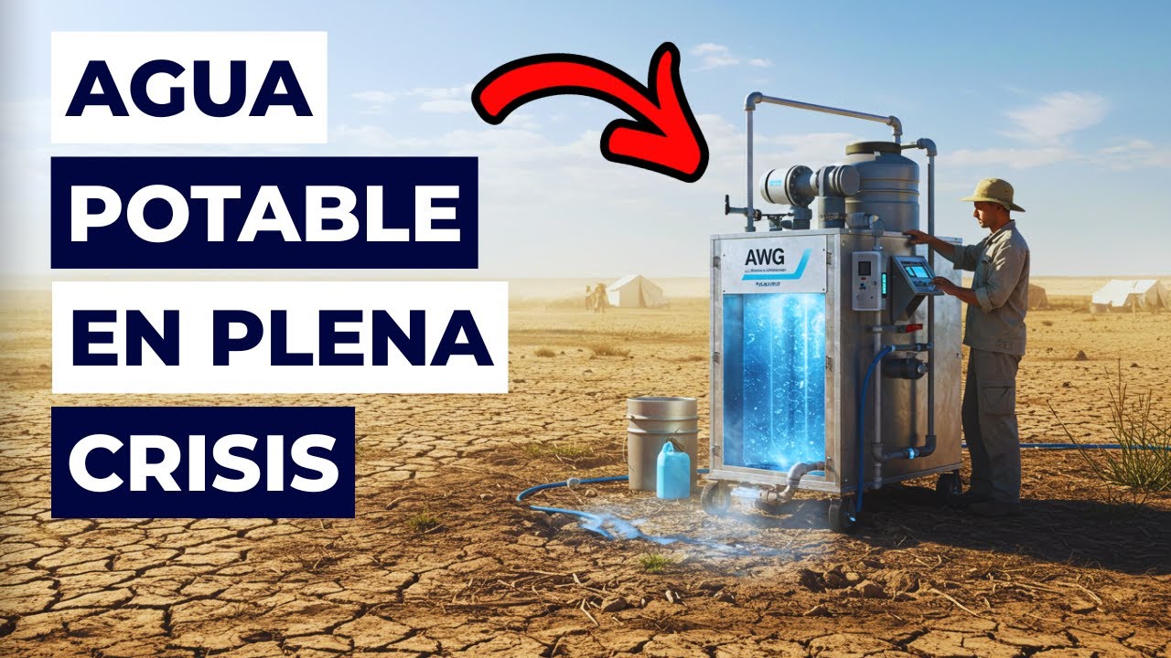 Construyeron una máquina que produce AGUA INFINITA