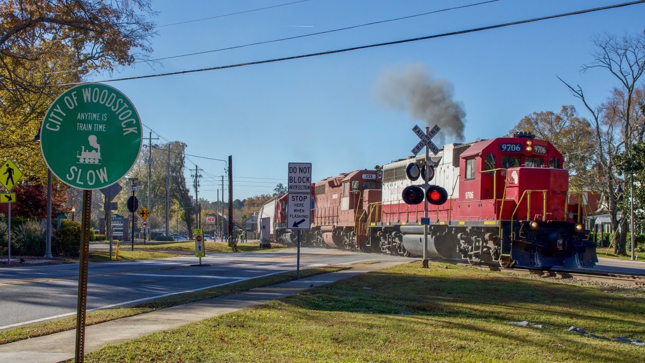 Chasing the Georgia Northeastern Railroad - November 8, 2021