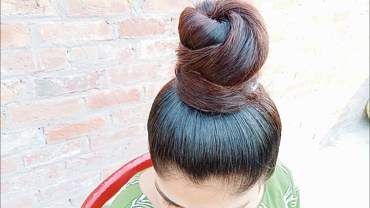 Tower bun hairstyle And Deep Dunking Hold Full Video link Description 👈