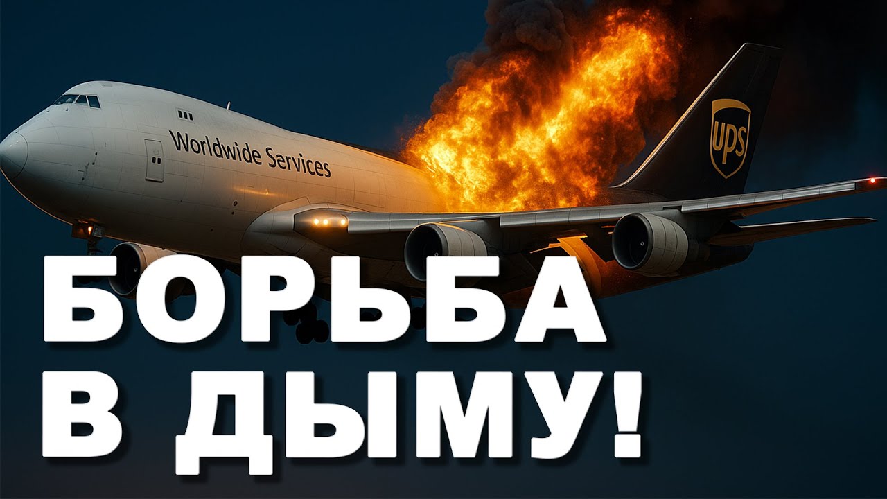 НЕУДЕРЖИМЫЙ ОГОНЬ! Почему UPS 6 Потерял Управление В Воздухе?