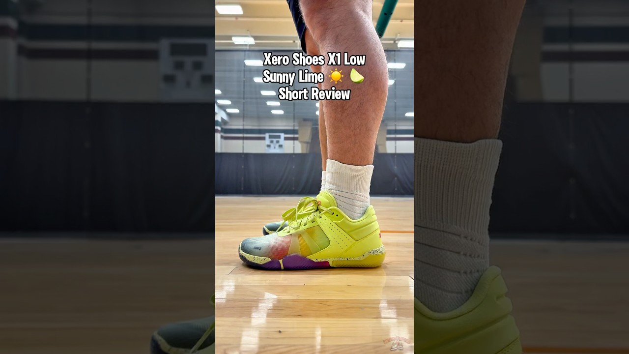 Xero Shoes X1 Low &ldquo;Sunny Lime&rdquo; &mdash; built for hoopers who want that barefoot court feel #shorts